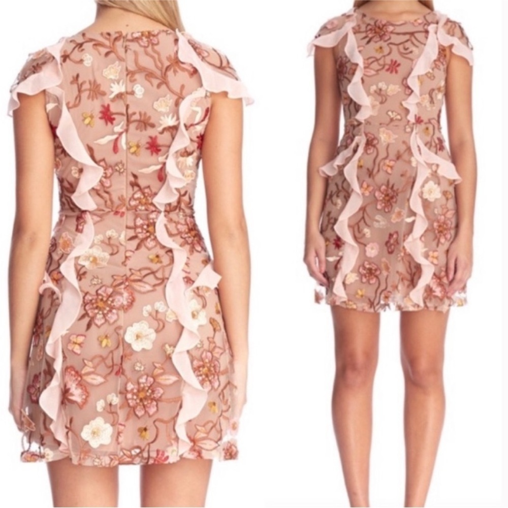 For Love and Lemons Botanic Short Sleeve Dress medium